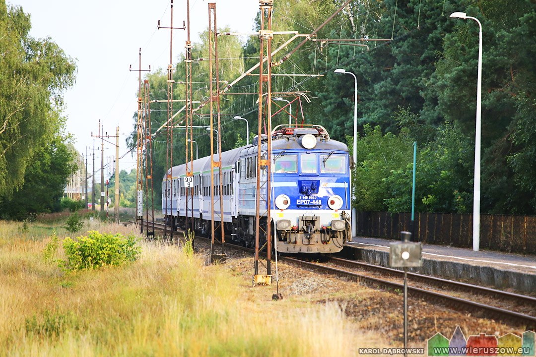 Pociąg w Wieruszowie